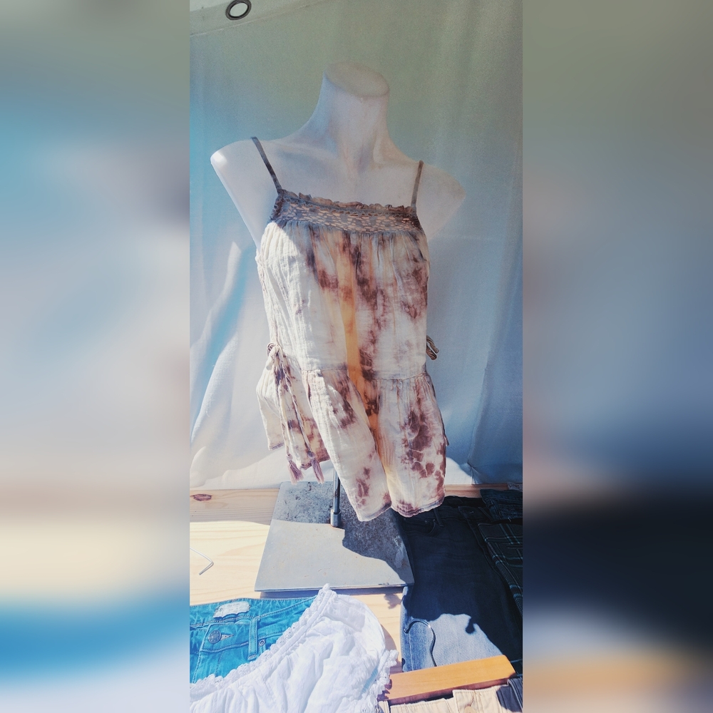 Space dyed tank top